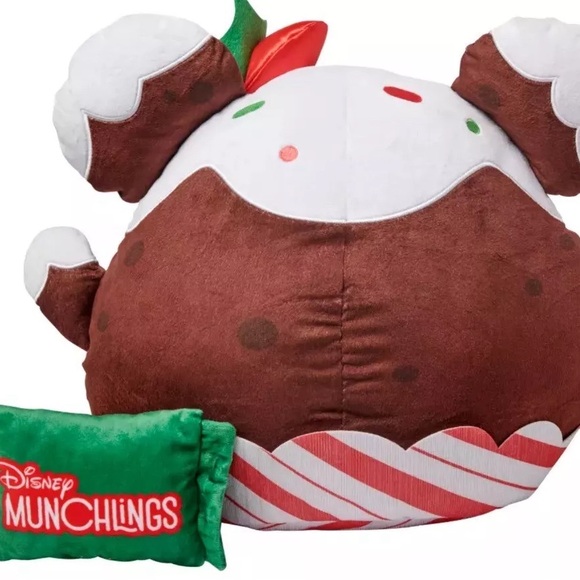 Disney Munchlings Minnie Mouse Holiday Toffee Pudding Plush Medium 15 3/4'' - Picture 2 of 3